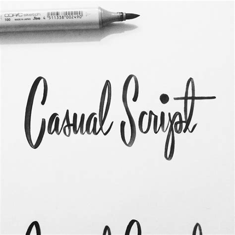 Brush Lettering Collection No 1 On Behance