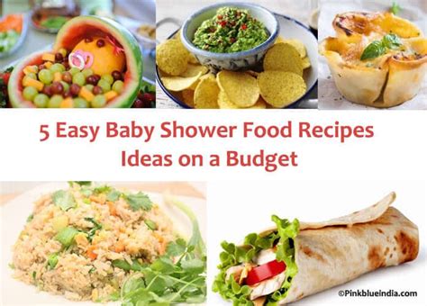 5 Easy Baby Shower Food Recipes Ideas On A Budget Simple