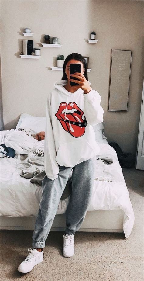 Check spelling or type a new query. VSCO Girl Fall Comfy Casual Wear Pajamas Mirror Selfie ...