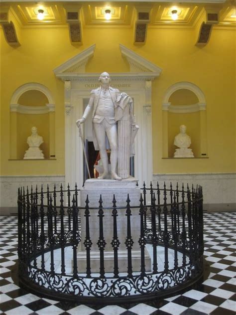 George Washington Statue At The Virginia State Capitol Richmond Virginia