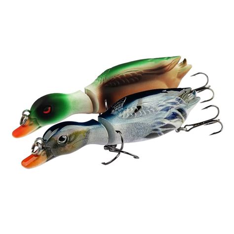 1pc 13cm Jointed Duck Fishing Lure 35g Artificial Fish Wobbler Swimbait