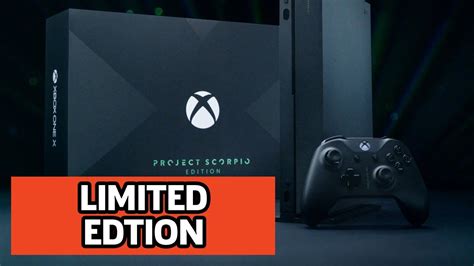 Xbox One X Project Scorpio Edition Trailer Youtube
