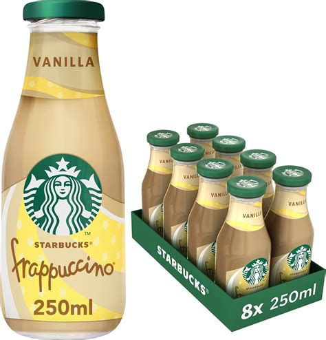 Starbucks Frappuccino Vanilla 8 X 250ml Amazon Fr Epicerie