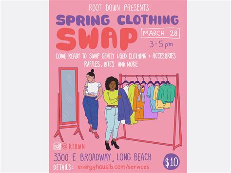 SPRING CLOTHING SWAP By George Mussel On Dribbble