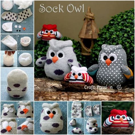 How To Make A Cute Sock Owl Diy Alldaychic