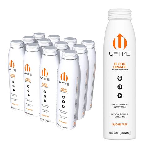 Buy Uptime Blood Orange Zero Sugar 12 Pack Premium Energy Drink
