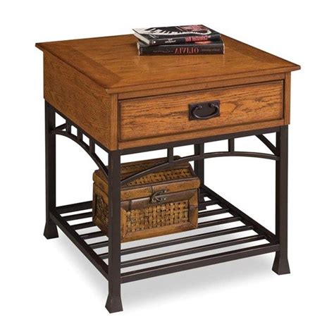 Home Styles 5050 20 Modern Craftsman End Table Oak The Simple Stores