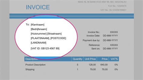 What if i'm invoicing for mixed. Invoice maken? Bekijk en download Engels factuur voorbeeld