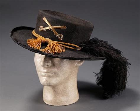 Sold Price Confederate Cavalry Wide Brimmed Hat With Crossed April