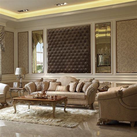 Find Latest Baroque Vintage Design Living Room Sofa Dubai Sofa