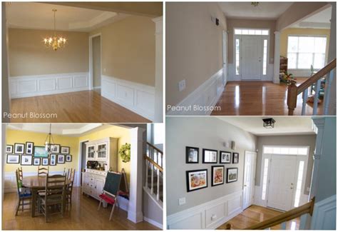 Her neutral, monochromatic furniture (which we'd typically consider anything but kid. Entryway & dining room transformation