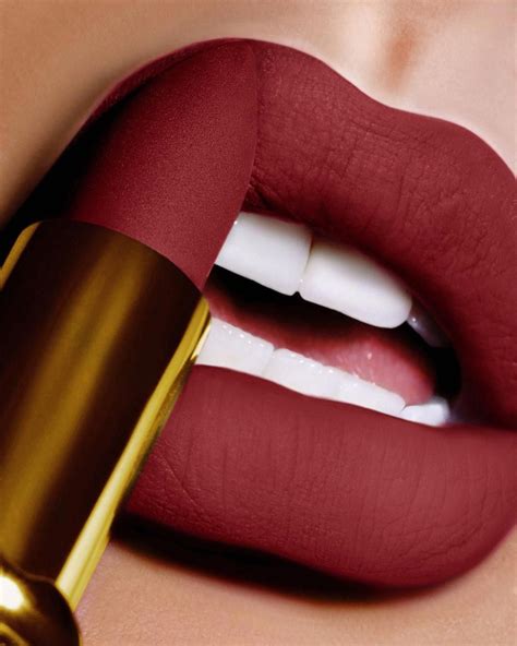 Matte Lipstick Shades Fall Lipstick Burgundy Lipstick Lipstick Art