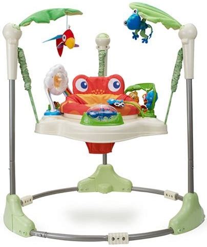 Made by fisher price, one of the world's leading baby toy manufacturers, as with all of their products, the rainforest jumperoo is constructed to an. Fisher Price Rainforest Jumperoo - Baby Jumper