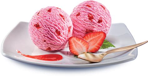 Download Strawberry Ice Cream Png Ice Cream Scoop Png Png Image With