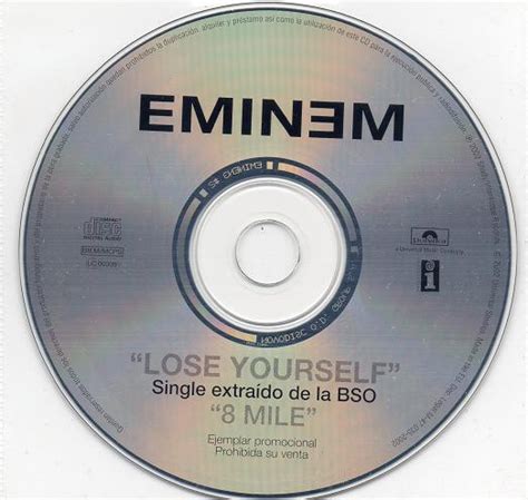 Eminem Lose Yourself 2002 Cd Discogs