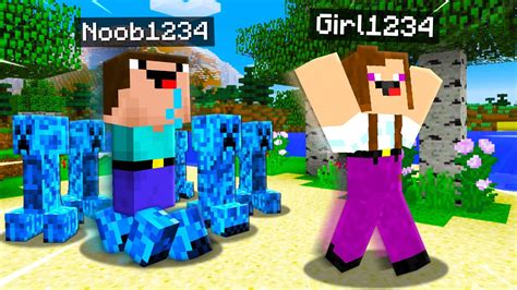 10 Ways To Prank Noob1234s Girlfriend As A Mob In Minecraft Preston