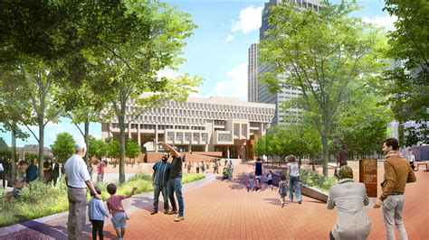 Gallery Of Sasaki Set To Transform Boston City Halls Historic Plaza 9