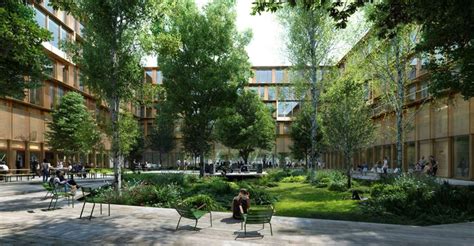 Gallery Of Henning Larsen Reveals Hybrid Timber Design For A New Business Babe In France