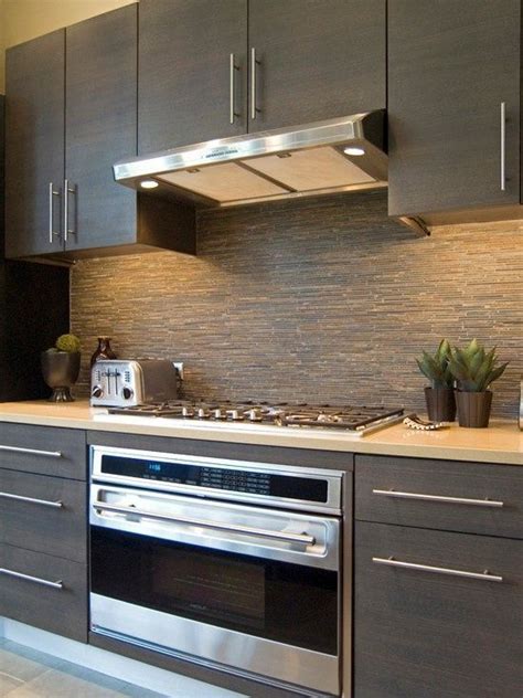 If you have bright kitchen, choose warm coloured tiles for the backsplash. Contemporary Kitchen with limestone tile floors, Flush ...