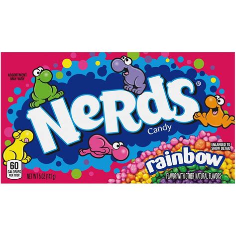 Rainbow Nerds Candy 5 Oz 12 Count