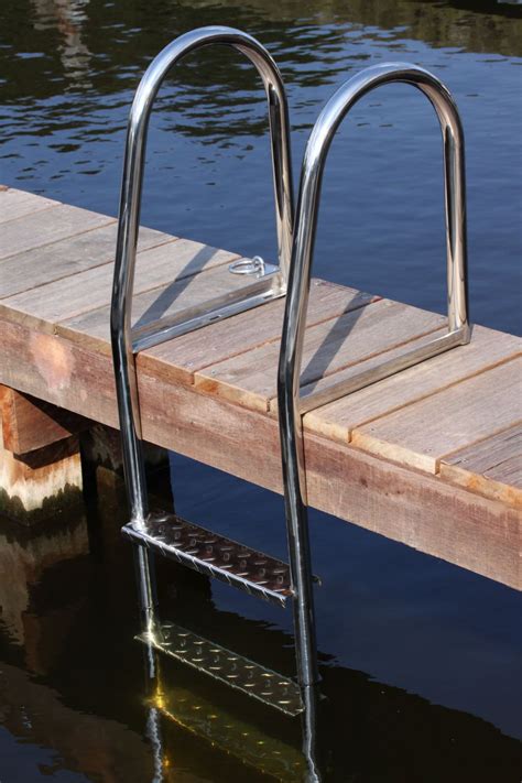 Dock Ladder 4 Steps Dockadd Marine Equipment Fixed For Swimming