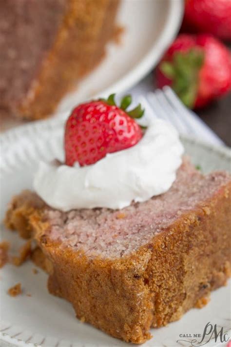No creaming, beating or soaking of fruit required. Real Fruit Strawberry Buttermilk Pound Cake (No Jello or ...