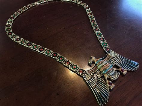 Rare D'Orlan Protection Goddess Nekhbet Vulture Pendant ...
