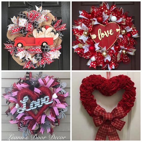 Valentines Day Wreath Ideas For Front Doors Gathered In The Kitchen