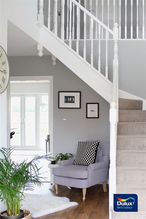 Jess Created This Stylish Hallway Using Dulux In Chic Shadow And