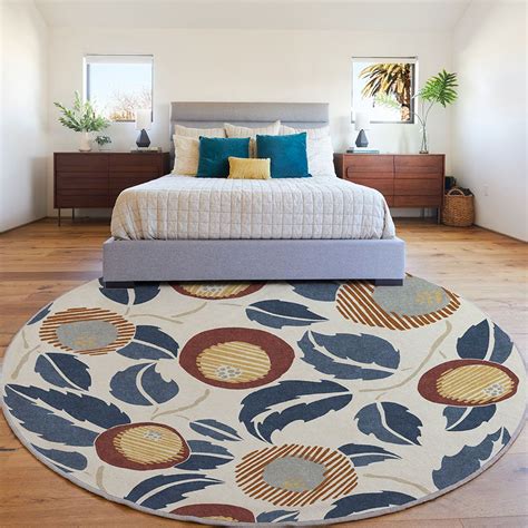 How To Style Round Rugs In The Dining Room Bedroom And Living Room