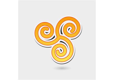 Free Vector Of The Day 177 Triskelion Icon Download Free Vector Art