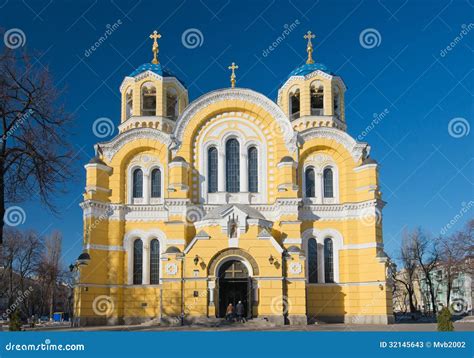 Vladimir Cathedral In Kiev Ukraine Stock Image Image Of Center Kyiv