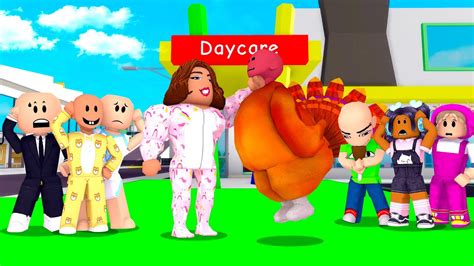 Daycare Thanksgiving Funny Roblox Moments Brookhaven 🏡rp Youtube