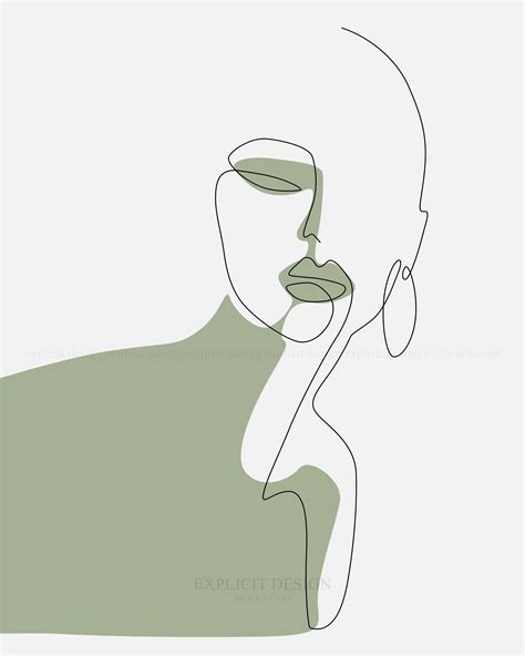 Elegant Green Art Print By Explicit Design