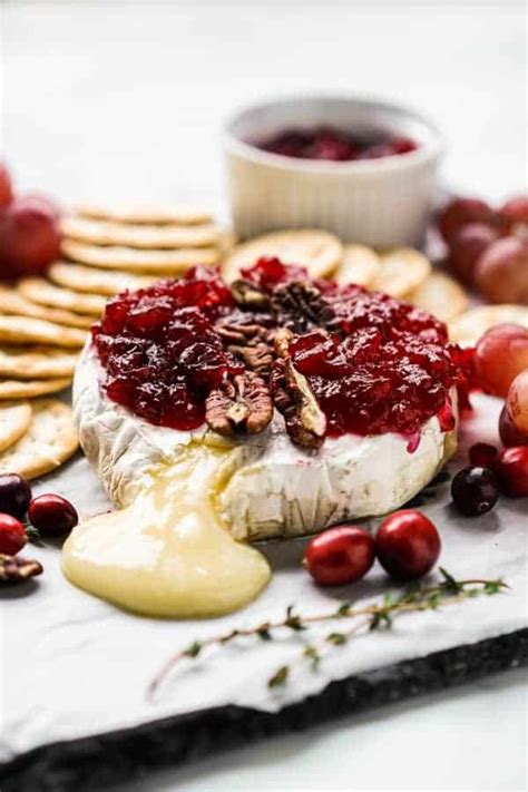 Cranberry Baked Brie Easy Holiday Appetizer Joyous Apron