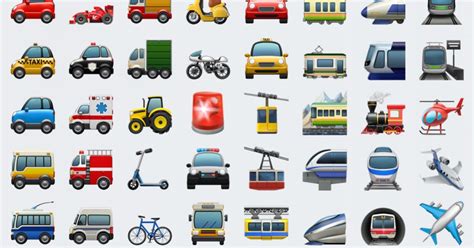 Vehicles By Emoji Quiz By Geronimostilton
