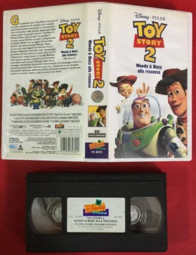 Vhs Walt Disney Pixar Toy Story 2 Woody Buzz Alla Riscossa Ita 2000