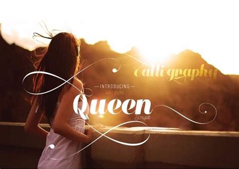 Queen Font By Rizkimaus Artgallery On Creativemarket Silhouette