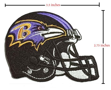 Baltimore Ravens Helmet Football Sport Patches Logos Iron On Etsy