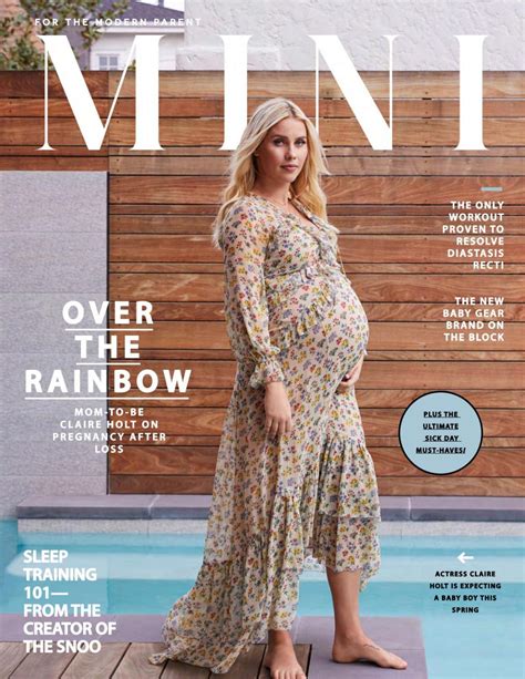 Pregnant Claire Holt In Mini Magazine Spring 2019 Hawtcelebs