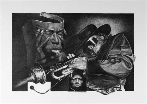 The Miles Mask Pencil Drawing By Master Pencil Artist John Nelson
