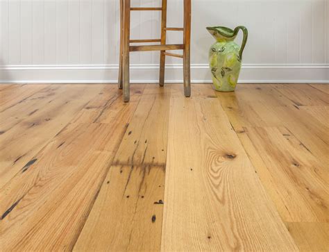White oak countertop made with premium wide planks of solid white oak. Reclaimed Oak Wide Plank Flooring | Wide Plank Floor Supply