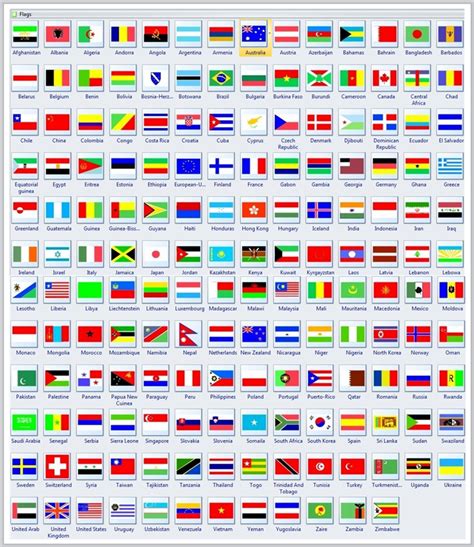 Country Flags Vector Flags Of All Countries For Free
