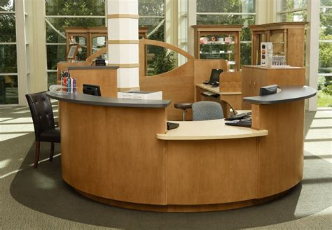 Custom Reception Desk And Optical Displays Custom Reception Desk