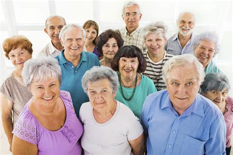 Large Group Of Smiling Seniors Steward Health Care