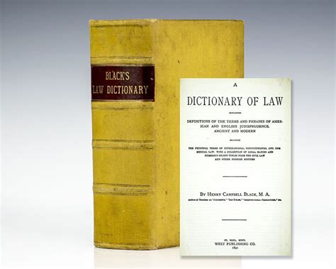 A Dictionary Of Law Containing Definitions Of The Terms And Phrases Of