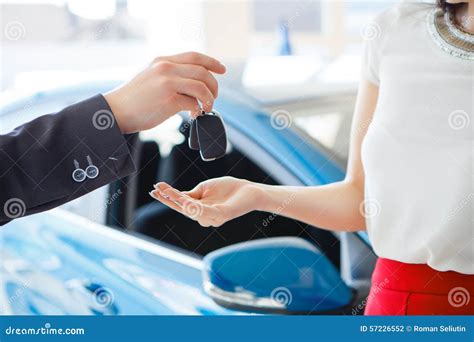 Woman Buying A Car Stock Photo Image Of Hanging Dealer 57226552