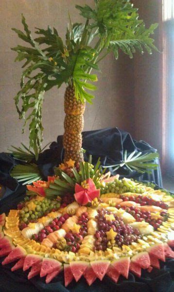 Pineapple Palm Tree Fruit Display Pineapple Palm Tree Tropical Fruit