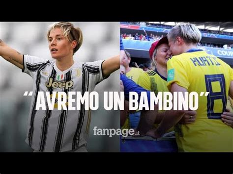 Juventus Femminile Lina Hurting E La Moglie Lisa Lantz Annunciano Avremo Un Bambino Visto