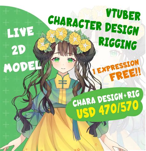 Buy Custom Vtuber 2d Modelrig Psd Anime Art Commission Digital Pro